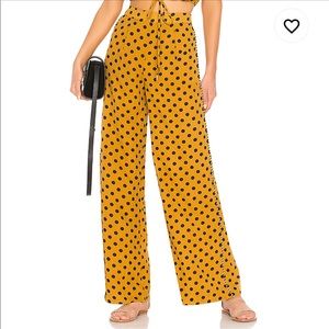 House of Harlow also Pant in Saffron Polka Dot
